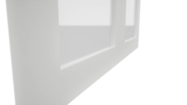 Fabuwood Luxe Frost DS GDW3030 Wall Glass Door, Detail View