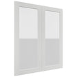 Fabuwood Luxe Frost DS GDW3036 Wall Glass Door, Front View