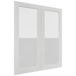 Fabuwood Luxe Frost DS GDW3036 Wall Glass Door, Front View