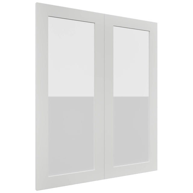 Fabuwood Luxe Frost DS GDW3036 Wall Glass Door, Front View