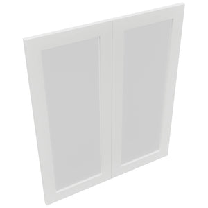 Fabuwood Luxe Frost DS GDW3036 Wall Glass Door, Top View