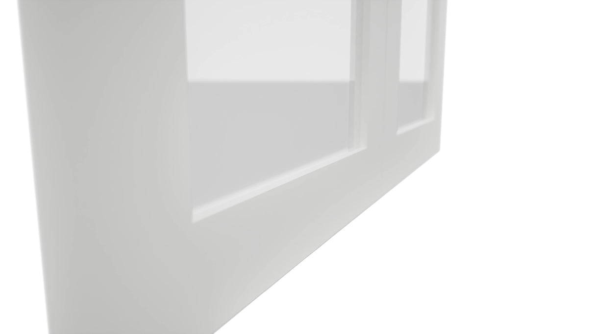 Fabuwood Luxe Frost DS GDW3036 Wall Glass Door, Detail View