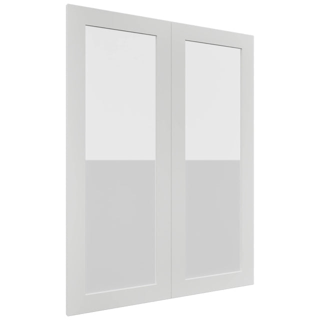 Fabuwood Luxe Frost DS GDW3039 Wall Glass Door, Front View
