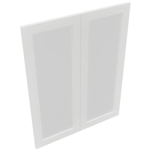 Fabuwood Luxe Frost DS GDW3039 Wall Glass Door, Top View