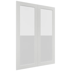Fabuwood Luxe Frost DS GDW3042 Wall Glass Door, Front View