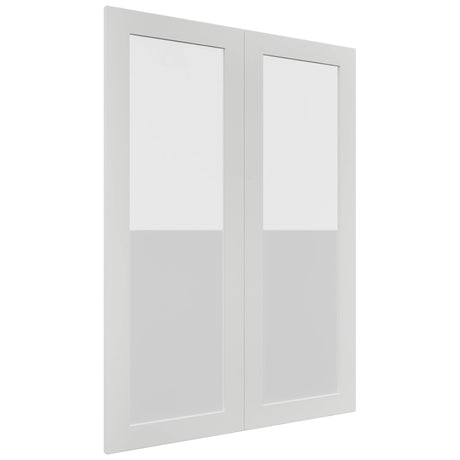 Fabuwood Luxe Frost DS GDW3042 Wall Glass Door, Front View