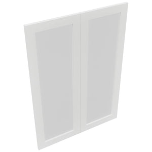 Fabuwood Luxe Frost DS GDW3042 Wall Glass Door, Top View