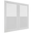 Fabuwood Luxe Frost DS GDW3636 Wall Glass Door, Front View