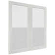 Fabuwood Luxe Frost DS GDW3639 Wall Glass Door, Front View