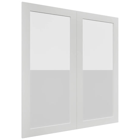 Fabuwood Luxe Frost DS GDW3639 Wall Glass Door, Front View