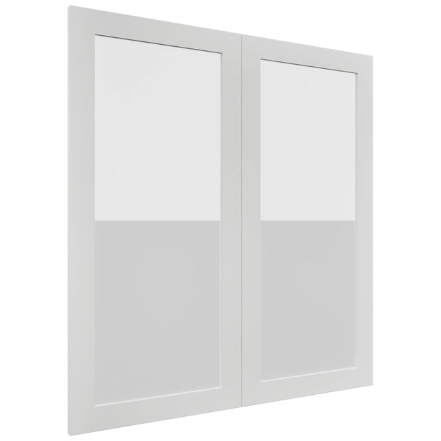 Fabuwood Luxe Frost DS GDW3639 Wall Glass Door, Front View