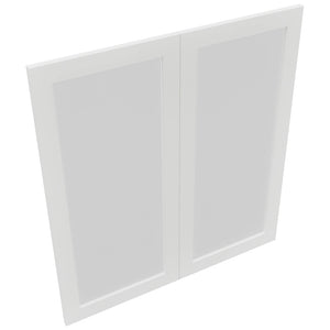 Fabuwood Luxe Frost DS GDW3639 Wall Glass Door, Top View