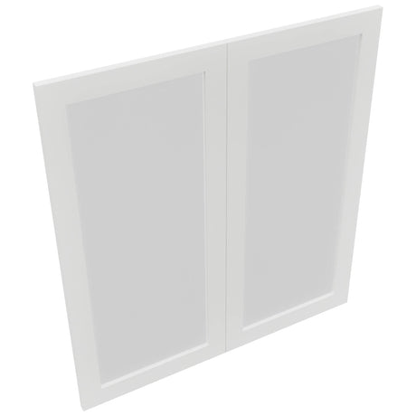 Fabuwood Luxe Frost DS GDW3639 Wall Glass Door, Top View