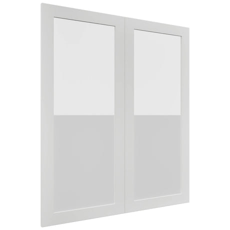 Fabuwood Luxe Frost DS GDW3642 Wall Glass Door, Front View