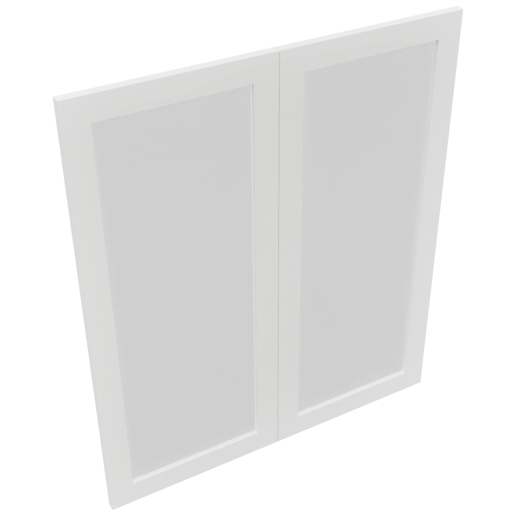 Fabuwood Luxe Frost DS GDW3642 Wall Glass Door, Top View