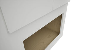 Fabuwood Luxe Frost MC303921 Wall Microwave Cabinet, Detail View