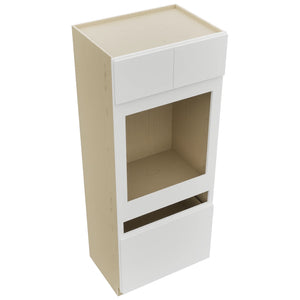 Fabuwood Luxe Frost OC3384C Tall Oven Cabinet Combo, Top View