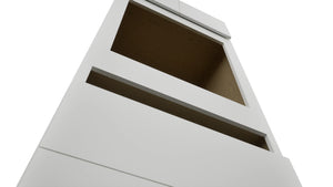 Fabuwood Luxe Frost OC3384C Tall Oven Cabinet Combo, Detail View