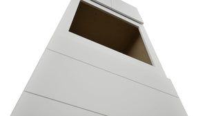 Fabuwood Luxe Frost OC3393S Tall Oven Cabinet Single, Detail View