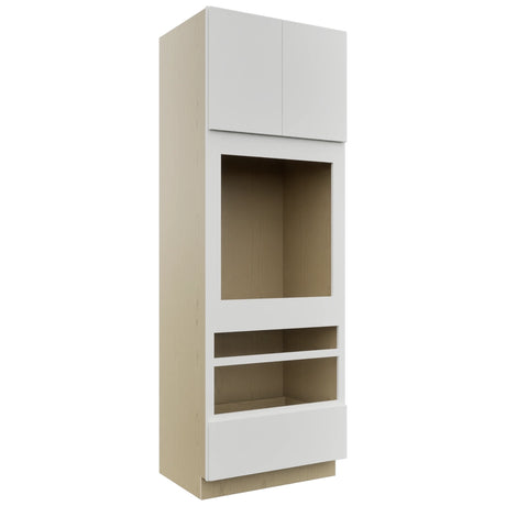 Fabuwood Luxe Frost OC3396D Tall Oven Cabinet Double, Front View