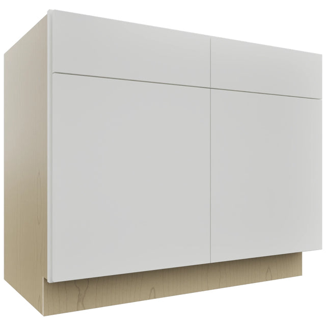 Fabuwood Luxe Frost SB42 Base Sink Cabinet, Front View