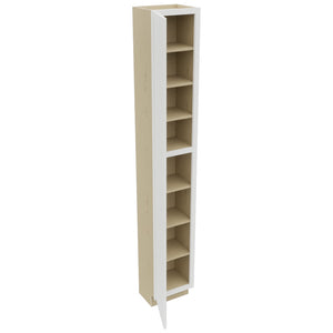 Fabuwood Luxe Frost TP151296 Tall Pantry Cabinet, Open View