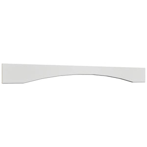 Fabuwood Luxe Frost VAR54 Wall Valance, Front View