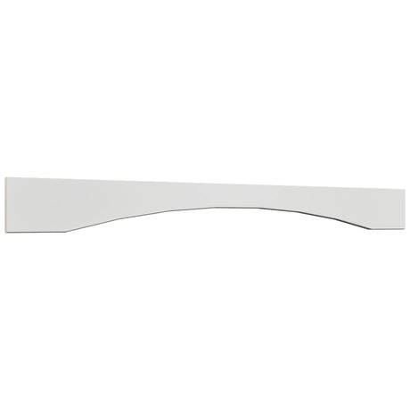 Fabuwood Luxe Frost VAR54 Wall Valance, Front View