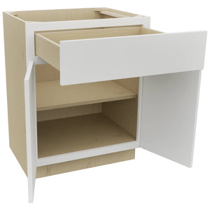 Fabuwood Luxe Frost VB27-34 Vanity Base Standard Cabinet, Open View
