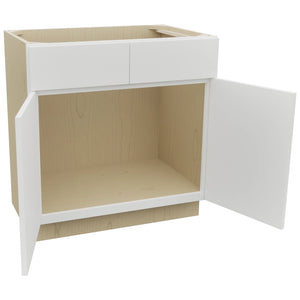 Fabuwood Luxe Frost VSB33-34 Vanity Sink Cabinet, Open View