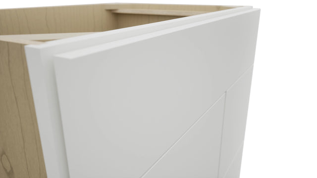 Fabuwood Luxe Frost VSD36DR Vanity Combo Cabinet, Detail View