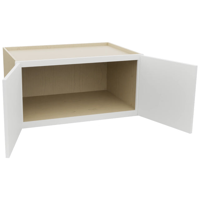 Fabuwood Luxe Frost W361824 Wall Deep Cabinet, Open View
