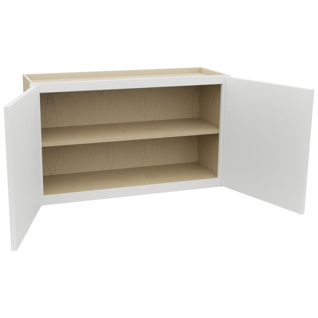 Fabuwood Luxe Frost W3621 Wall Standard Cabinet, Open View