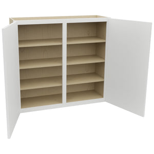 Fabuwood Luxe Frost W3936 Wall Standard Cabinet, Open View