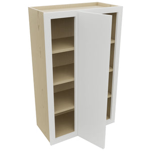 Fabuwood Luxe Frost WBC2439 Wall Corner Blind Cabinet, Open View
