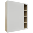Fabuwood Luxe Frost WBC3642 Wall Corner Blind Cabinet, Front View