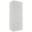 Fabuwood Luxe Frost WD1848 Wall Drawer Cabinet, Front View