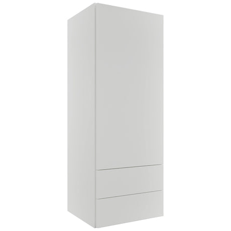 Fabuwood Luxe Frost WD1848 Wall Drawer Cabinet, Front View