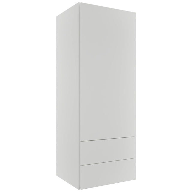 Fabuwood Luxe Frost WD1848 Wall Drawer Cabinet, Front View