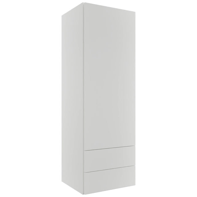 Fabuwood Luxe Frost WD1854 Wall Drawer Cabinet, Front View