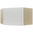 Fabuwood Luxe Frost WDC2415 Wall Corner Diagonal Cabinet, Front View