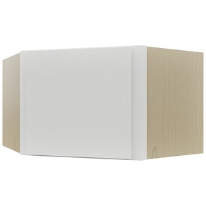 Fabuwood Luxe Frost WDC2415 Wall Corner Diagonal Cabinet, Front View