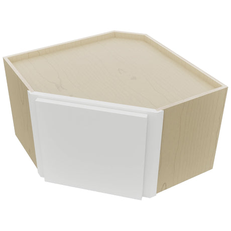 Fabuwood Luxe Frost WDC2415 Wall Corner Diagonal Cabinet, Top View