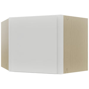 Fabuwood Luxe Frost WDC2418 Wall Corner Diagonal Cabinet, Front View