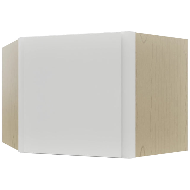 Fabuwood Luxe Frost WDC2418 Wall Corner Diagonal Cabinet, Front View