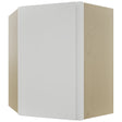 Fabuwood Luxe Frost WDC2430 Wall Corner Diagonal Cabinet, Front View