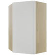 Fabuwood Luxe Frost WDC2439 Wall Corner Diagonal Cabinet, Front View