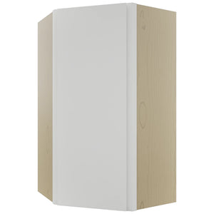 Fabuwood Luxe Frost WDC2442 Wall Corner Diagonal Cabinet, Front View