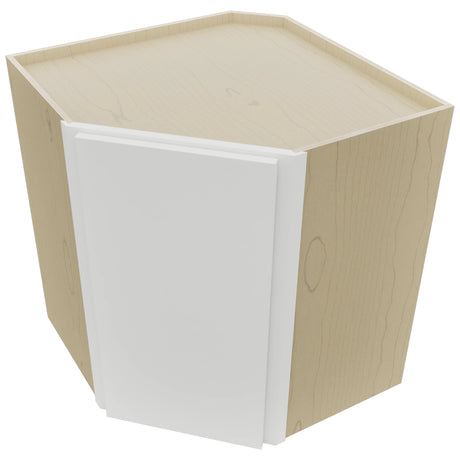 Fabuwood Luxe Frost WDC2730 Wall Corner Diagonal Cabinet, Top View