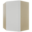 Fabuwood Luxe Frost WDC2736 Wall Corner Diagonal Cabinet, Front View